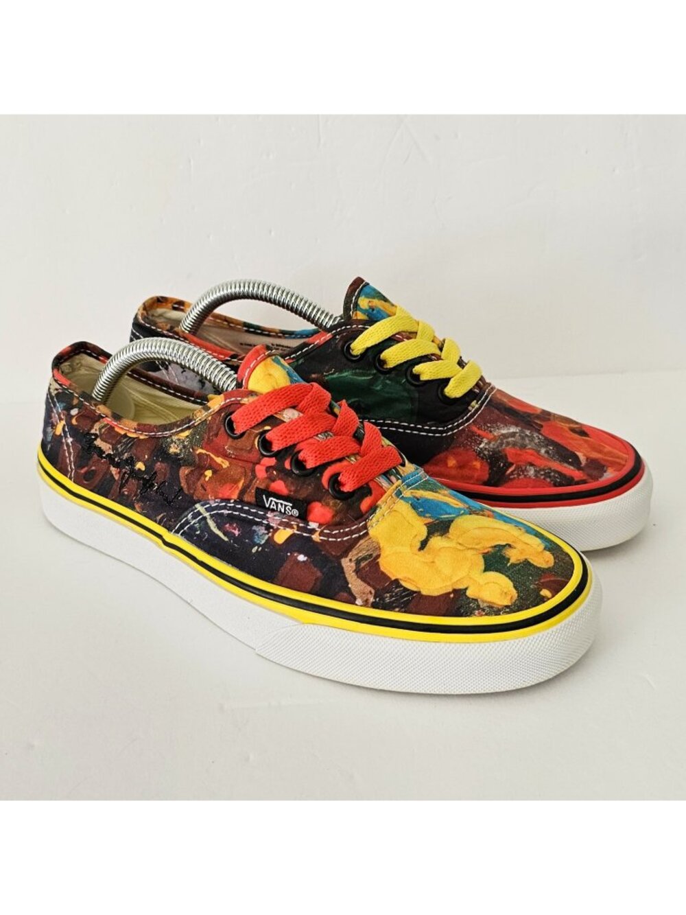 Vans Authentic MOCA x Brenna Youngblood W 7 M 5.5 Abstract Art Collaboration